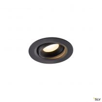 NUMINOS® MOVE XS, encastré de plafond intérieur, orientable, 20°, noir, LED, 7W, 3000K (1005571)