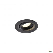 NUMINOS® MOVE XS, encastré de plafond intérieur, orientable, 20°, noir, LED, 7W, 4000K (1005589)