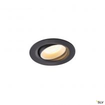 NUMINOS® MOVE XS, encastré de plafond intérieur, orientable, 20°, noir/blanc, LED, 7W, 3000K (1005572)