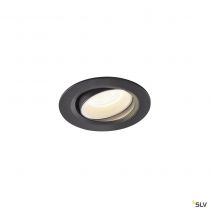 NUMINOS® MOVE XS, encastré de plafond intérieur, orientable, 20°, noir/blanc, LED, 7W, 4000K (1005590)