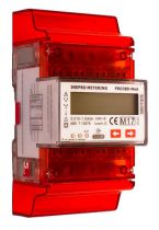 Compteur électrique modulaire triphasé/tétra 5 ou 1 A (TC) RS485 Modbus Certifié (PRO380MODCT)