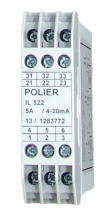 Transducteur 5 A sortie 2-10 V IL522 cl 0.5 alimentation 230 V (IL522521005230)