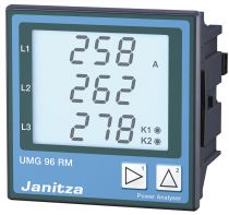 Centrale de mesure tri/tétra UMG 96RM-E 256 Mo de mémoire comm. RS485 Modbus Eth (5222062)