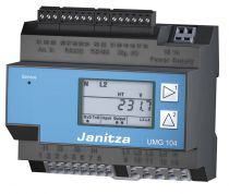 Centrale de mesure modulaire UMG 104 tri/tétra 4Mo de mémoire 2 entrées 2 sortie (5220201)