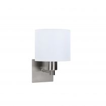 Applique IP20 Lyon E27 60W Nickel satiné (DE-0003-SAT)