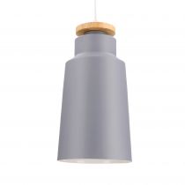 Suspension IP20 Nube Ø200mm E27 40W Gris métallique 527lm (DE-0235-AZP)