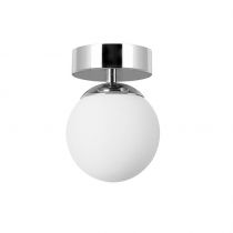 Plafonnier IP44 Petit LED 5.7 Blanc chaud - 3 000 K Chrome 624 (DE-0431-CRO)