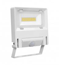 MICHELLE - Proj. Ext. IP65 IK08 blanc 110° LED intég. 30W 4000K + détecteur PIR (51273)