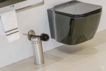 BALAI Brosse WC + Support inox brossé (899796)