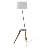 TRIO LS G, E27, lampadaire asymétrique 40W maxi, livré sans ampoule (TRI40G)