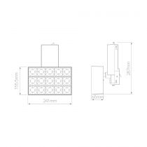 SONO 60W NOIR  30º TUYA 2.600K-4.000K(4951)