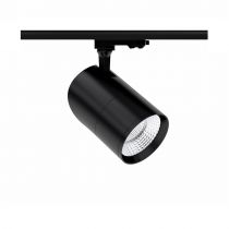 PROJECTEUR SUR PISTE ASTON NOIR  20W 15º/38º/60º SWITCH 2700K/3000K/4000K(4440)