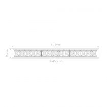 TRAM INTÉGRÉ 15 30W NOIR TUYA 2,700K-6,000K 30º(4738)