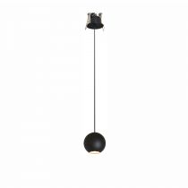 BORA SUSPENSION TOIT SOL ENCASTRABLE NOIR 8.5W 36º 3000K(4616)