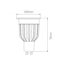 Lampe POWER GU10 10W 220V 60º 3.000K (4295)