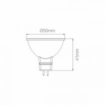 Lampe SYSTEM MR16 8W 12V 60º LED 2.700K (3435-N)