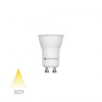 Lampe TUTTO GU10 4W 35mm 220V 60º LED 2.700K (3444)
