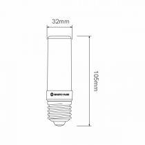 Lampe HQI E27 TUBULAIRE 10W 220V 360º LED 3.000K (3570)