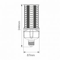 Lampe OBO LED 45W E27 100-240V 2200K (3912)