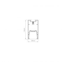 Luminaire intérieur NEXUS DE 1130mm - 40W - 3486Lm - 2700-5000K - CASAMBI - Blanc  (443951)