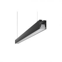 Luminaire intériieur URBAN DE 1690mm - 63W - 6615 Lm-2700K - CASAMBI -Noir -DIF,OPAL (655252)