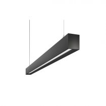 Luminaire d'intérieur WORK DE 1690mm - 51W - 6018 Lm-4000K - ON/OFF -Noir (635412)