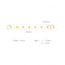 BANDE LED 1 MT FINE-84 70 LED/M 24 VDC 4.8W/M 2700K IP20 (84270)