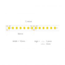 BANDE LED 1 MT FINE-69 140LED/M 24 VDC 9.6W/M 2700K IP20 (69270)