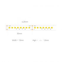 BANDE LED 1MT FINE-61 160LED/M 24V-16.4W/m-2700K-IP20 (61270)