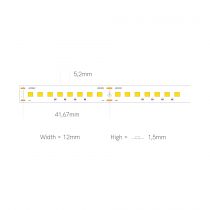 BANDE LED 1 MT FINE-52 238 LED/M 24 VDC 22W/M 6000K IP20 (52600)