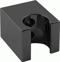 SUPPORT DOUCHETTE CARRE ABS NOIR Code usine : SM015NE (SM015NE)