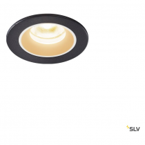 NUMINOS® XS, encastré de plafond int, 20°, noir/blanc, LED, 7W, 3000K, IP20/IP44 (1005518)