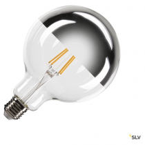 Source LED G125, E27, chrome, 7,5W, 2700K, tête miroir, variable (1005306)