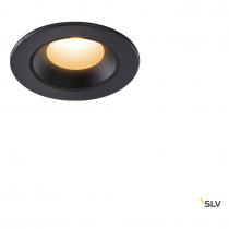 NUMINOS® XS, encastré de plafond intérieur, 40°, noir, LED, 7W, 2700K, IP20/IP44 (1005502)