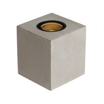 CONCRETO, luminaire mobile, extérieur, carré, gris, GU10, 10 W max, 240V, IP 65 (1006409)