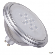 Source LED QPAR111, GU10, argent, 7,3W, 3000K (1005292)