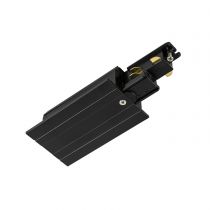 S-TRACK, embout d'alimentation pour systèmes rail 3 all., terre à gauche, noir (1006519)