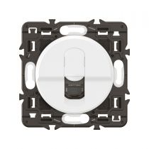 Prise RJ45 Céliane Catégorie 6 FTP - enjoliveur Blanc et support (CX0345)