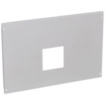 Plastron métal XL³ 4000 - à vis - 1 DPX 1600 prises avant horizontal - 24 mod (020936)