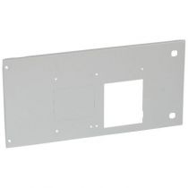 Plastron métal XL³ 4000 - 1 DPX 630 débrochable - horizontal (021218)