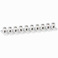 Barrette 10 bornes séparables - cap 2x10 mm² - pas 19,5 mm (034001)