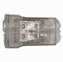 Borne connexion sans vis Nylbloc auto pour 2 fils - 24 A - 450 V~ - gris (034322)