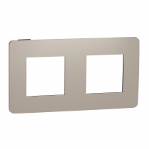 Plaque finition Taupe/Bl A 2P (NU280428)