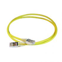 Cordon RJ45 LCS³ catégorie6A Haute Densité S/FTP blindé 100ohms - 1m - LSOH (051551)