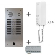 Kit Audio 2R 14Bp 2 Voice Programmé (KA83/214)