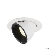 NUMINOS® GIMBLE L, encastré de plafond intérieur, 20°, blanc/noir, LED, 25,4W, 4000K (1006020)