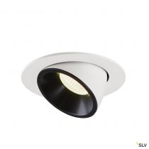 NUMINOS® GIMBLE L, encastré de plafond intérieur, 20°, blanc/noir, LED, 25,4W, 4000K (1006020)