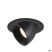 NUMINOS® GIMBLE L, encastré de plafond intérieur, 20°, noir, LED, 25,4W, 4000K (1006011)