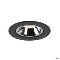 NUMINOS® GIMBLE L, encastré de plafond intérieur, 20°, noir/chrome, LED, 25,4W, 4000K (1006013)