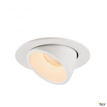 NUMINOS® GIMBLE L, encastré de plafond intérieur, 40°, blanc, LED, 25,4W, 2700K (1005988)